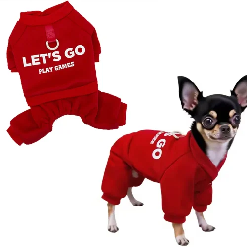 Winter Warm Pet Cat Dog Coat Sport Sweatshirt