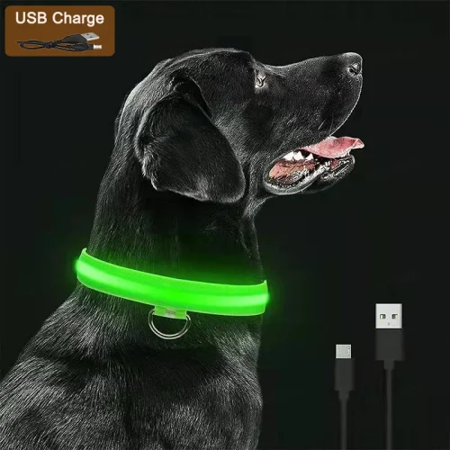 Dog Luminous Charge Collar Led